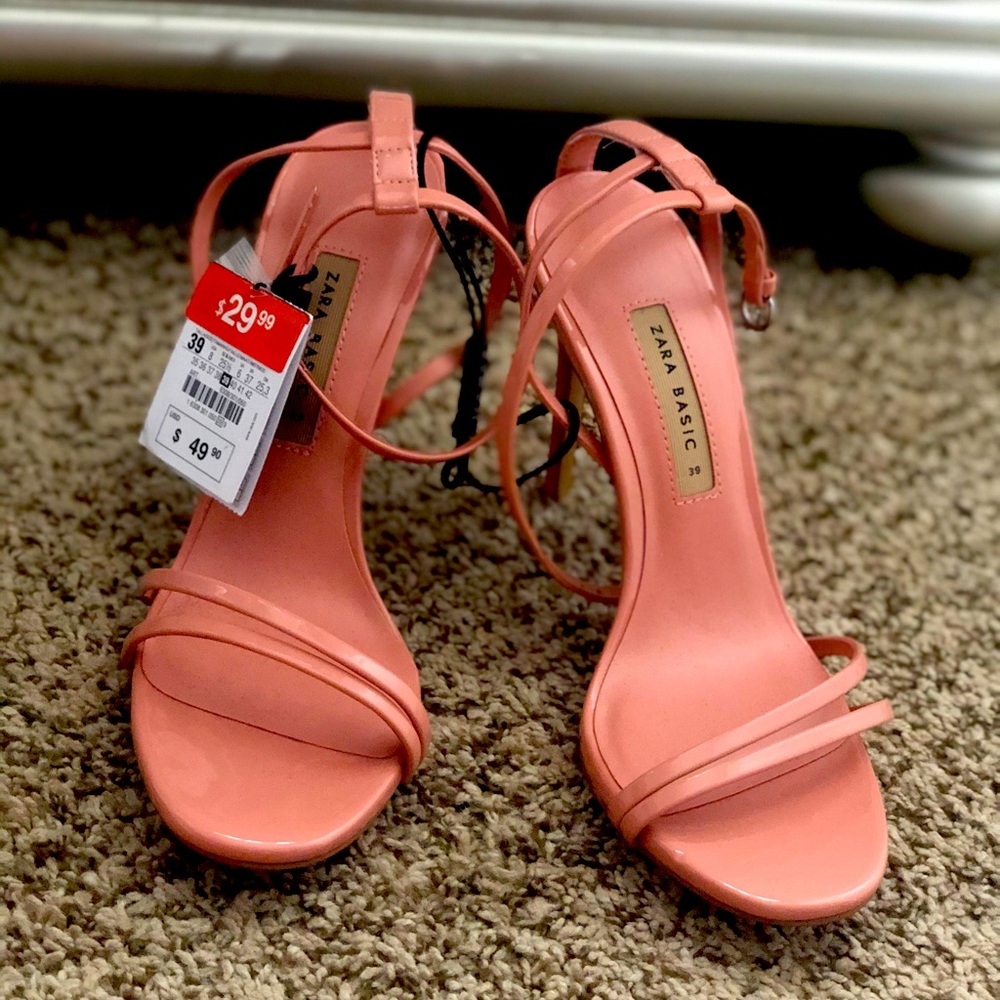 NWT Blush Pink Zara Heels